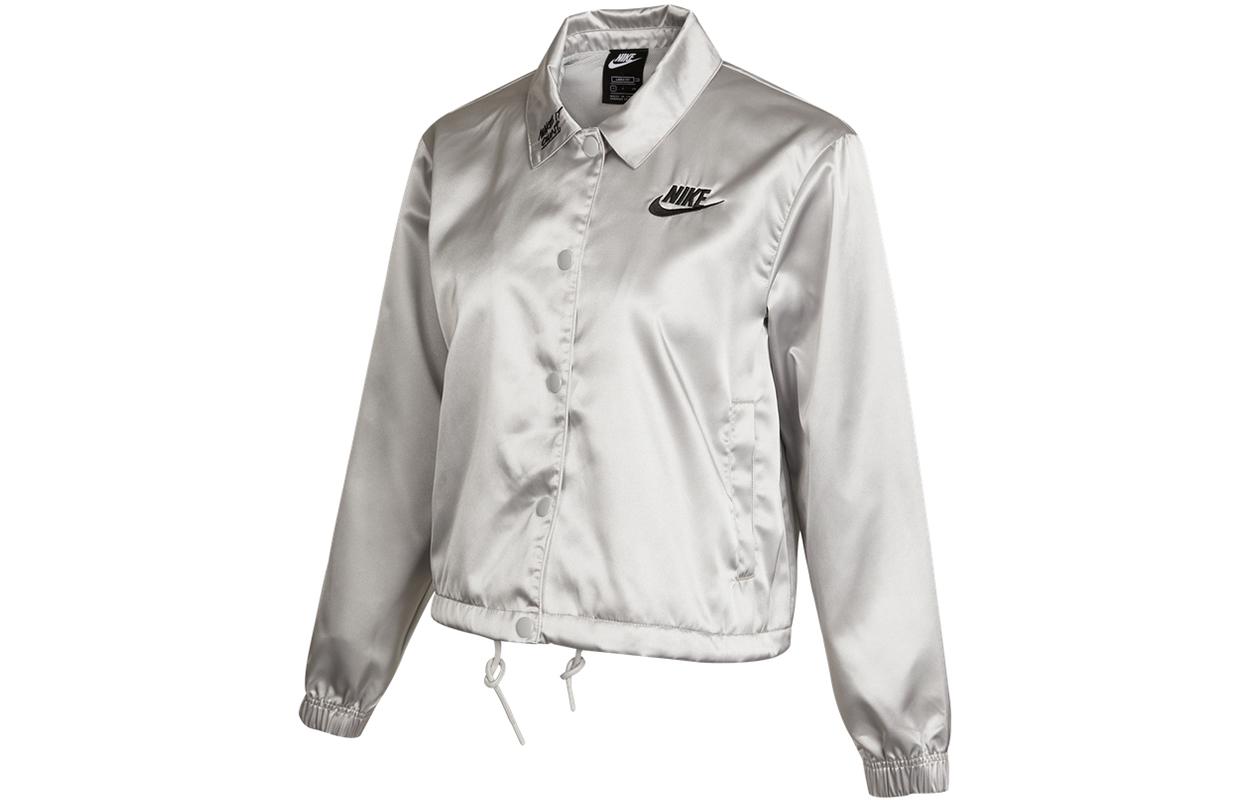 

Nike Jackets Women s Silver Lapel Moderate Other DJ5363-041 XL