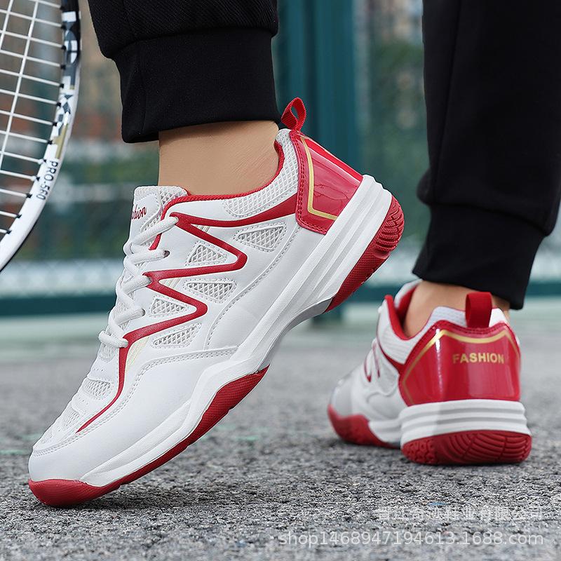 New Badminton Shoes Spring and Summer Breathable Sports Shoes Competition Training Shoes Student Tennis Shoes