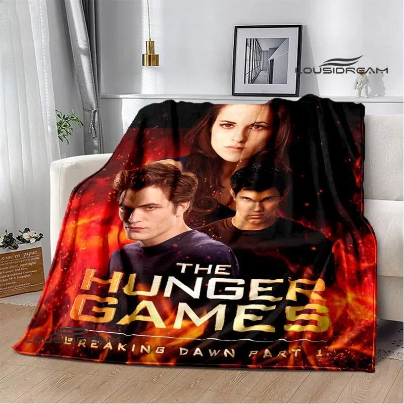 Les Jeux de la Faim couvertures imprimées flanelle Couverture chaude douce et confortable couverture pour la maison le voyage couverture de pique-nique cadeau d'anniversaire