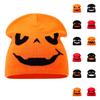 Halloween Pumpkin Knit with - Warm Pullover Hat for Fall and Winter