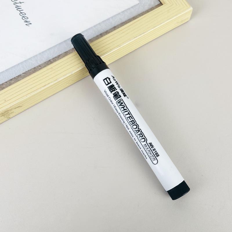 Erasable Refillable Whiteboard Marker, Thick Tip, Large Capacity for Office & Teachers, Red/Black