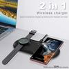 25W 2 In 1 Wireless Charger Dual Fast Charging Pad for Samsung S22 S21 Fold Flip Galaxy Watch 5 4 Classic 3 Active 2 Buds Pro