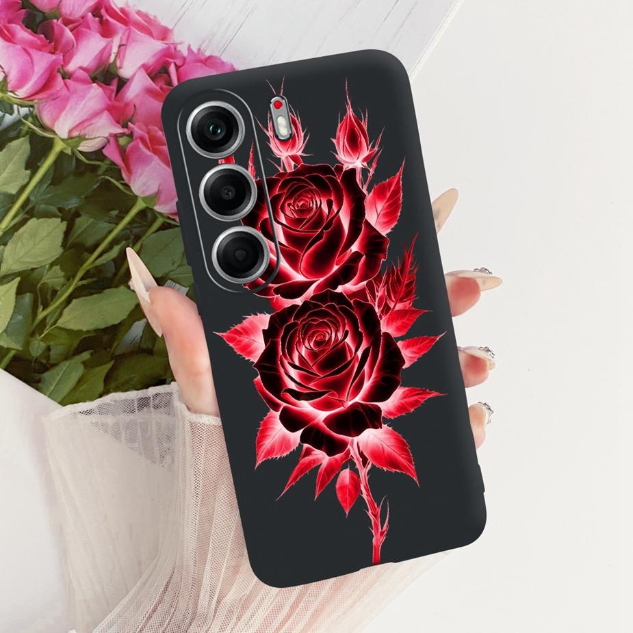 For Tecno Camon 40 Pro 5G CM7 Case Luxury Butterfly Painted Cover Soft TPU Phone Case For Tecno Camon 40 Camon40 Pro 4G CM6 Bags