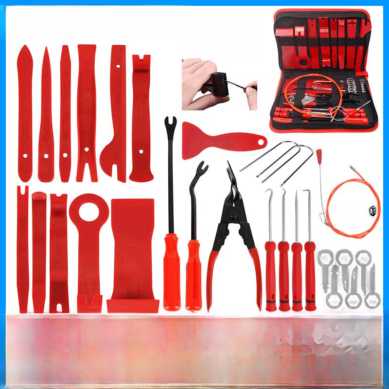 

Набір інструментів для розбирання автомобільної аудіосистеми та модифікації салону - 43/38/250 предметів