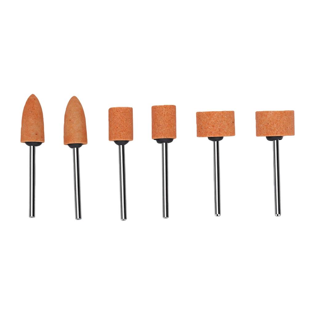 42-teiliges Schleifstein-Set für Rotationswerkzeug, 3,175 mm (1/8 Zoll) Schaft, 2 Formen, 3 Größen, Schleifkörper auf Dorn, Schärfaufsatz für Metall
