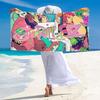 Gorillaz Print Beach Towel, Large Soft Quick Dry Towel for Beach Camping Swimming