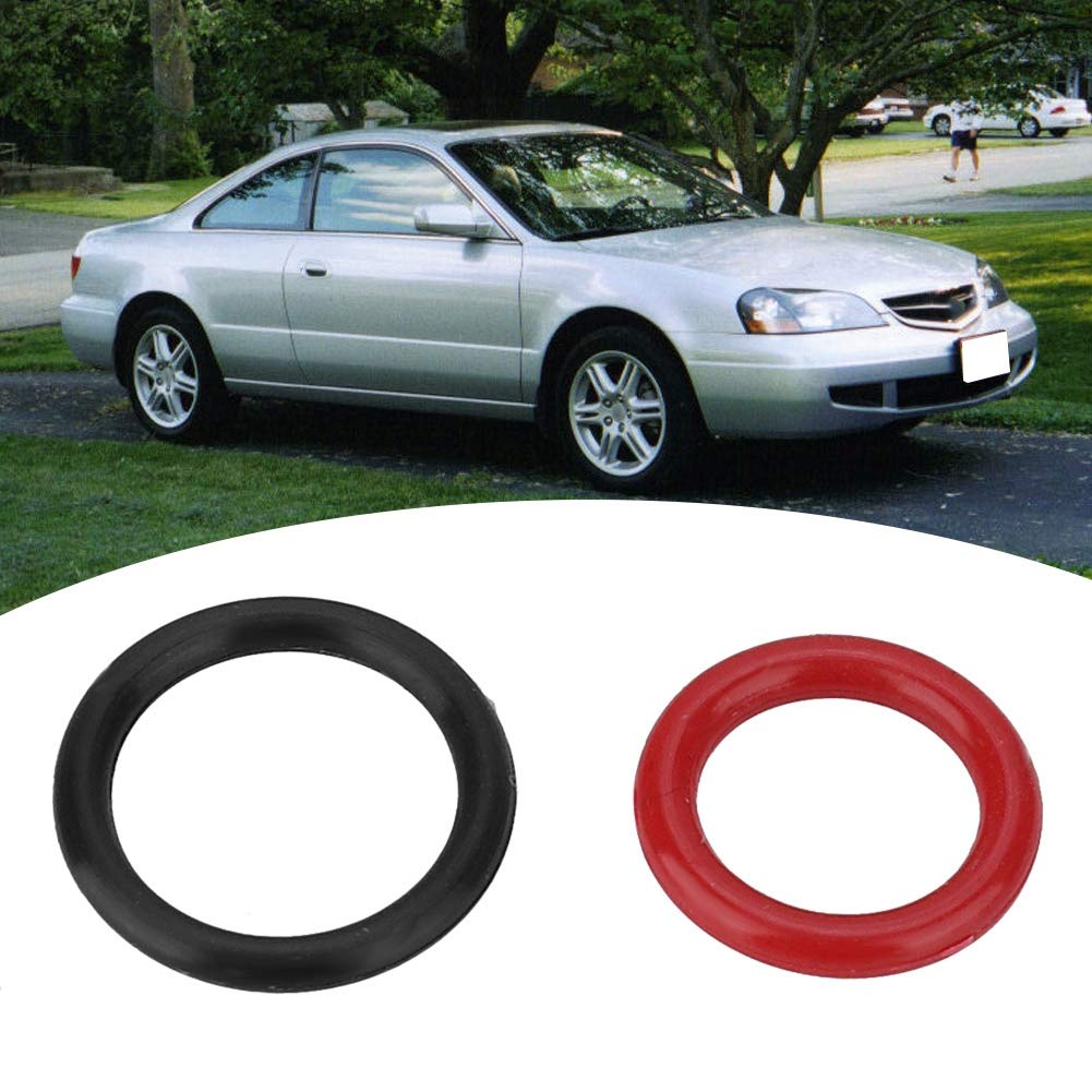 2pcs Power Steering Pump Rubber Inlet & Outlet O-Ring Seals,