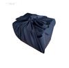 Large Furoshiki Extra 140cm Black and Polyester [Mashur] (Wrapping Cloth), Large, (140cm), White, (Black)