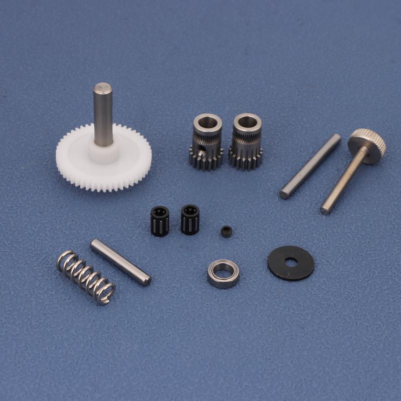 

Комплект обновления экструдера с двойным приводом, из закаленной стали, приводная шестерня для экструдера BMG, для 3D-принтера Prusa i3, детали экструдера Боудена