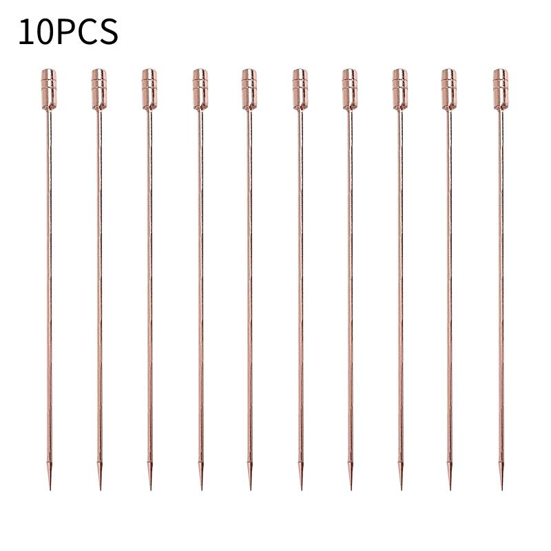 5-10Pcs Creative Stainless Steel Cocktail Picks Martini Picks Juice Decoration Picks Bar Bartending Tools Kitchen Accessories