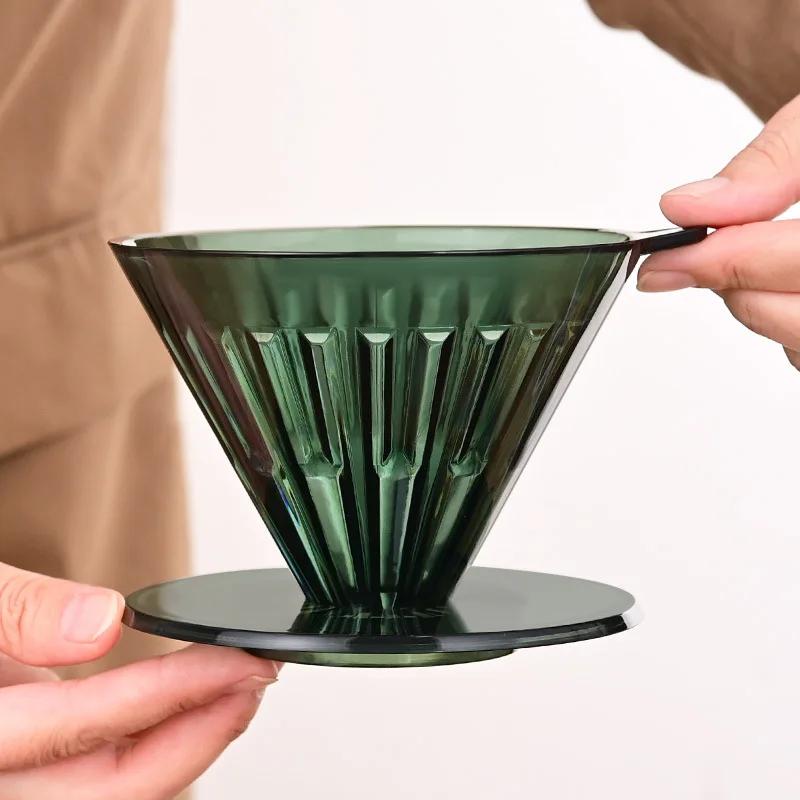 V01/V02 Hand-brewed Coffee Filter Drip Filter Household Coffee Cup Filter Set Barista Tools 1-2 People/1-4 People Universal