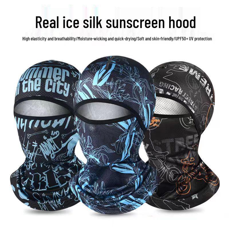 Unisex UV Protection Ice Silk Face Mask for Cycling and Fishing