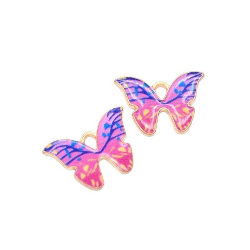 Diy Fashion Accessories Color Butterfly Accessories Alloy Drip Accessories