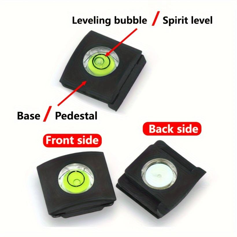 2pcs Camera Level Hot Shoe, Level Hot Shoe Cover, Flash Bubble Level, Protector, Compatible with Sony A6000 Nikon D5 D200 D300 D500 D810 D610