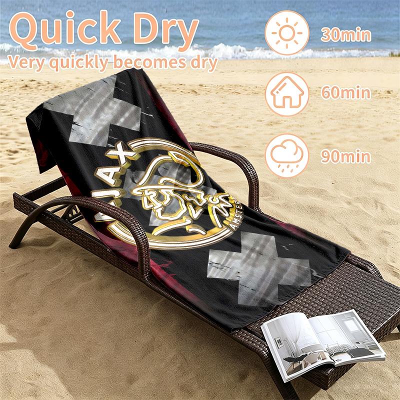 AFC Ajax Beach towels also serve as bath towels summer essential a musthave for the outdoors the beach and the pool