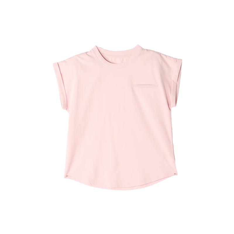 Desha Girls  Retro Boxy Summer Short-Sleeve T-Shirt 150