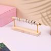 Solid Wood Base Ring Display Rack Sponge Stick Ring Holder Multi Layer Ring Storage And Organization Rack Removable Metal Rack