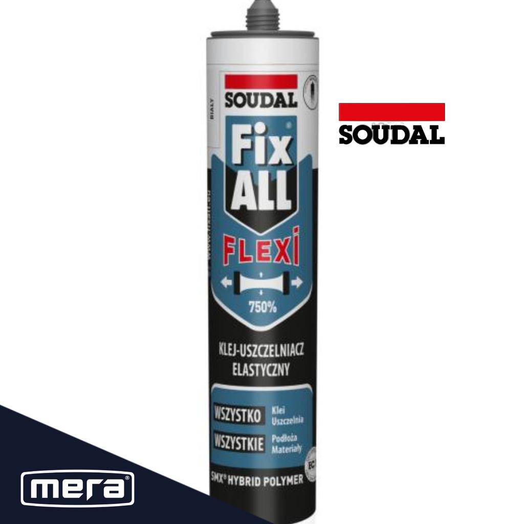 Soudal Klej Montażowy Uszczelniacz Fix All Flexi Biały 290 Ml