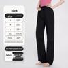 Aiwugo Women's High-Waist Wide-Leg Dance Pants