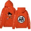 Dragon Ball Son Goku Anime Pattern Hoodie for Men Women Autumn Winter Loose Casual Long Sleeve Hooded Pullover Street Fashion Sweatshirt