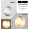 Nordic Minimalist Planet Spherical Light, Lobby Exhibition Hang Lighting, Coffee Shop Restaurant Led Pendant Light Hoom Decor