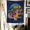 Rat Fink 2D Flat Tapestry Tapestry Wallmounted Background Cloth Work Of Art Wall Decoration Background Wall Hanging Cloth
