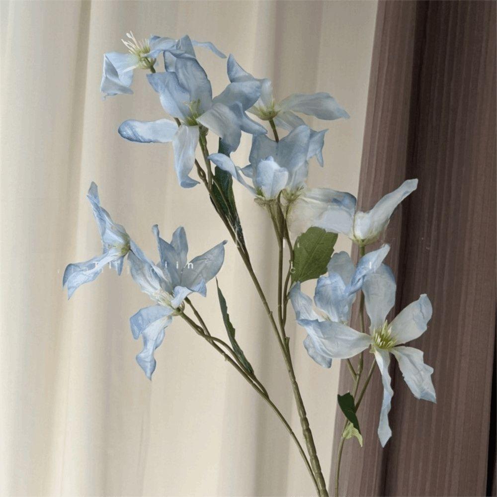 80cm Faux Lilies Flower Lilies Fake Bouquet Realistic Artificial Flower  Wedding Decor