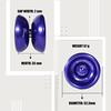 Yomega Maverick - Professional Aluminum Metal Yoyo for Kids and Beginners with C Size Ball Bearing for Advanced Yo Yo Tricks and Responsive Return + E