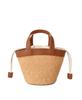 Myuteupeuleim Mare Rattan Bucket Bag - Brown