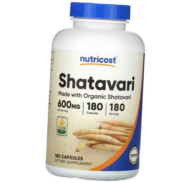 

Органический Экстракт Шатавари, Shatavari 600, Nutricost 180капс (71647014) 180caps