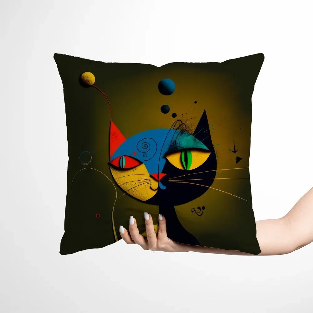 

Наволочка для подушки Кот Пикассо Наволочки Декоративные подушки для кровати девочки Декоративные подушки x Наволочки 40x40cm бежевый