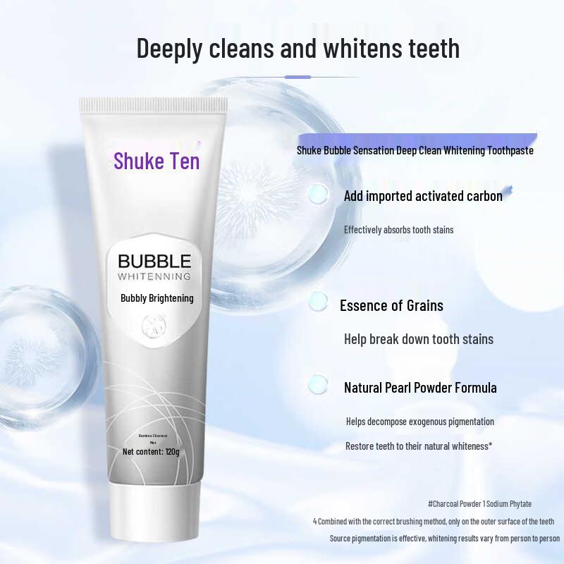 Shuke Whitening Toothpaste with Bamboo Charcoal Mint