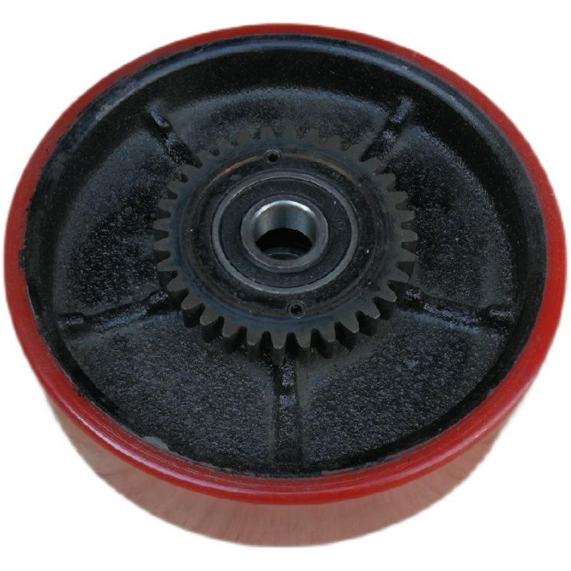 Modified Electric Hydraulic Pallet Truck with Gear Wheels and PU/Rubber Accessories