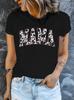 Cow Print Mama Graphic T-shirt