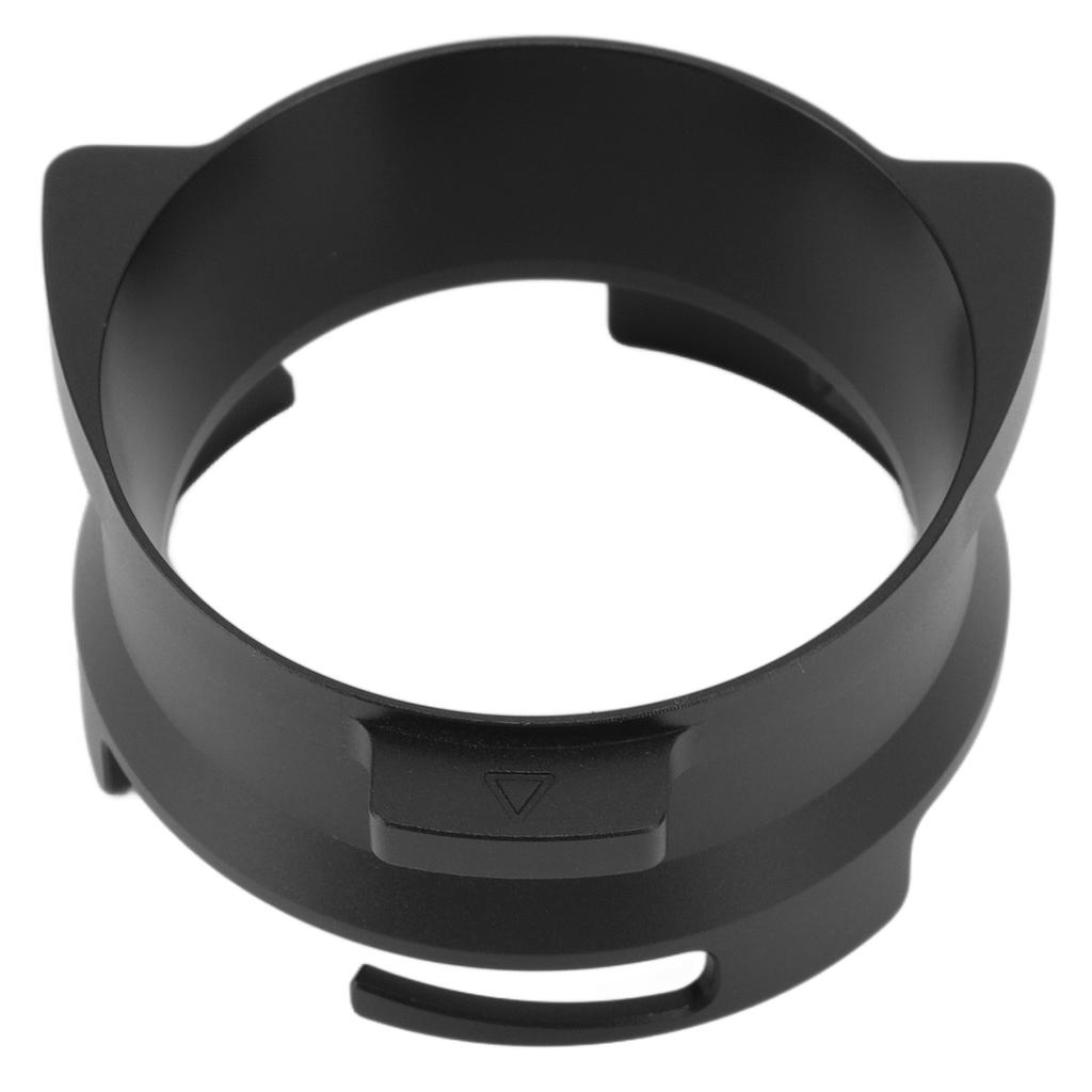 Imbuto di dosaggio per portafiltro caffè da 54 mm in lega di alluminio, imbuto di dosaggio girevole, accessori per macchine da caffè