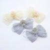 4 Pezzi 90*60mm Patch Palla Chiffon Fiocco Cravatta Ornamento Scrapbooking Patch Forniture per Artigianato Fai da Te