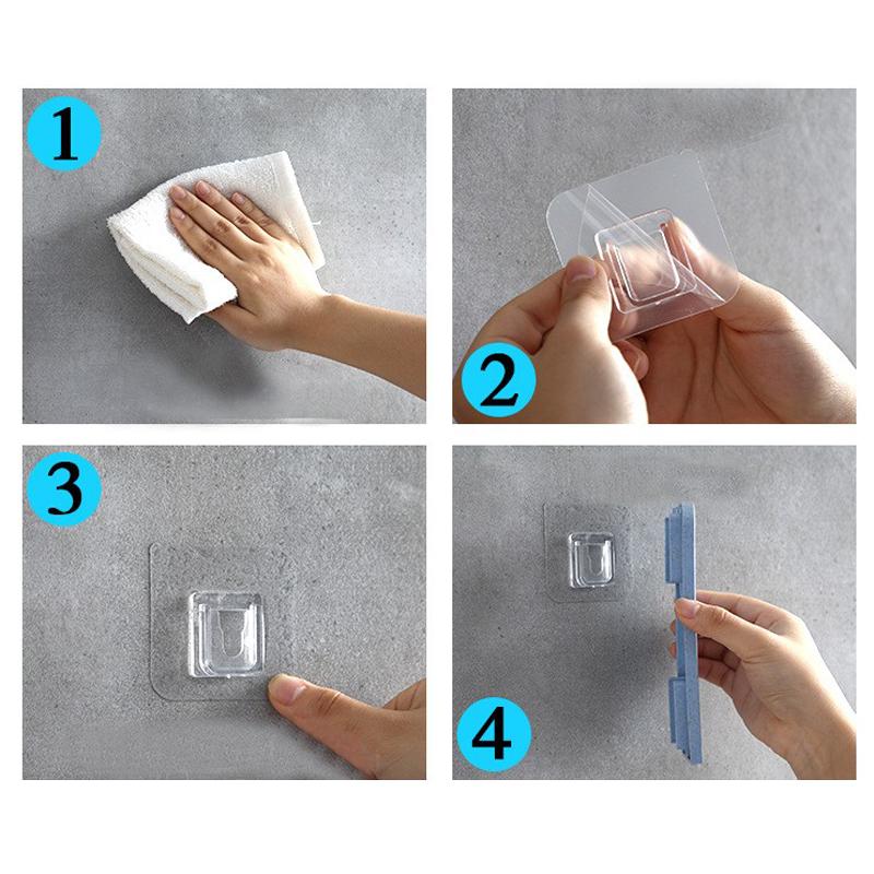 No punching double-layer soap box storage rack soap rack rack non-marking paste
