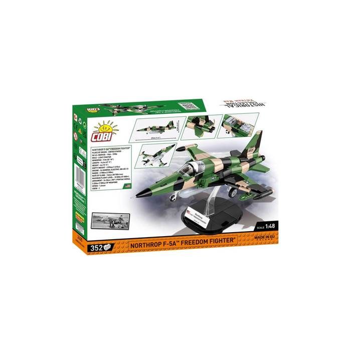 Maquette - cobi - northrop f-5a freedom fighter - gris - vert - 242 pièces