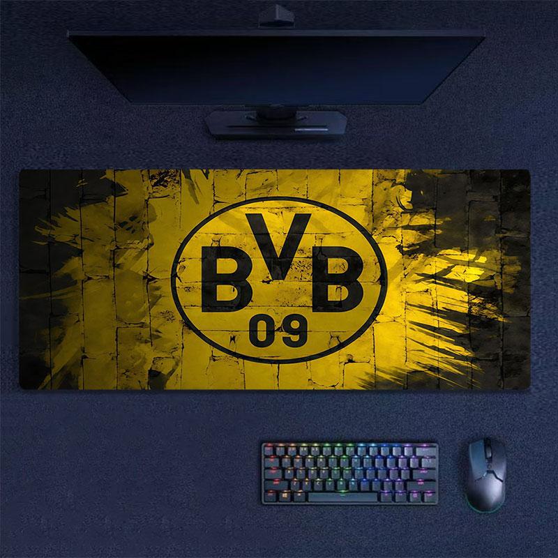 BVB Mouse Pad, Large Gaming Desk Mat, Non-slip XXL Mousepad for Laptop & Tablet, Mini PC Playmat with Stitched Edges