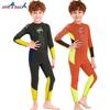 Children's Warm Swimsuit 2.5MM One-piece Diving Suit Men's Long-sleeved Cold-proof Snorkeling Surfing Jellyfish