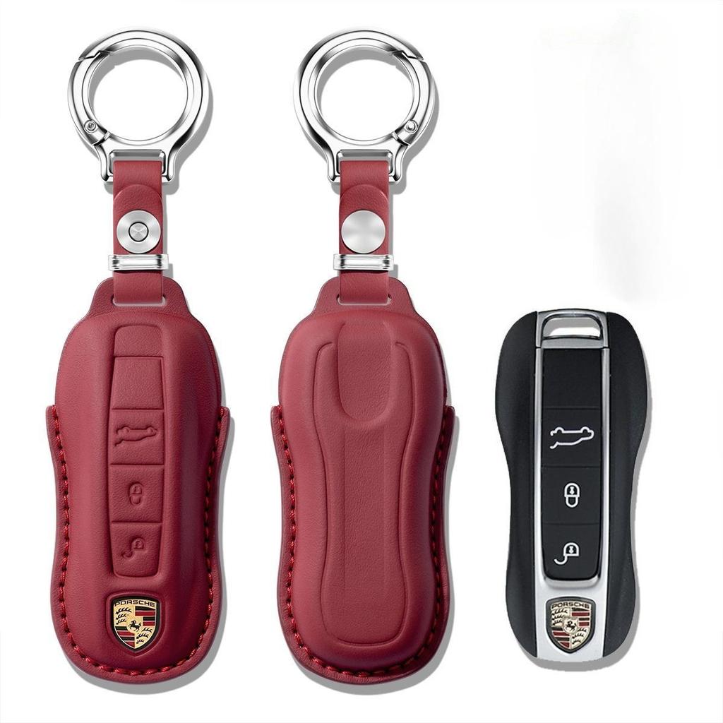 For Porsche Key Case Vintage Case Cayenne Macan911 Paramela Buckle 718Taycan