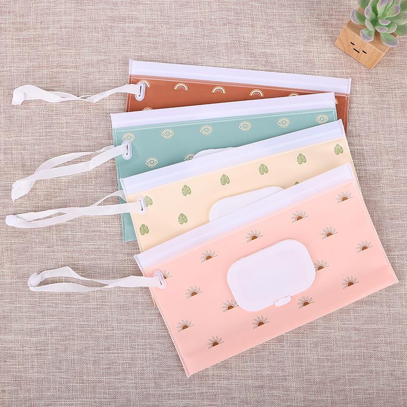 Wet Wipe Bag, Sealed Zipper, Moisturizing Bag, Flip Cover, Tissue, Pull-out Tote Bag