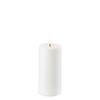 LED Candle 8x15cm - Uyuni - White -
