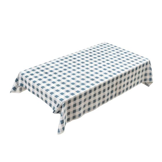 Rectangle Tablecloth, Waterproof Oil-Proof Tablecloth, Easy to Wipe Clean, Checkered Table Cover for Dining Table Outdoor Camping Picnic Patio Use