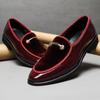 Men's Loafers Big Size 48 Soft Driving Moccasins High Quality Flats Leather Shoes Male Mules Half Slip-on Suede Loafers for Men