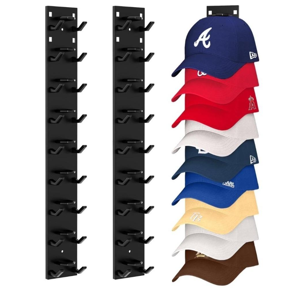 New Space Saving Hanging Cap Organizer Plastic Durable Cap Rack Closet Hat Rack Household Supplies