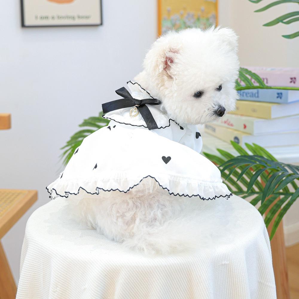 Breathable Pet Puppy Clothing Lightweight Cat Apparel Dog Fluffy Skirt  For Small Medium Cat Dogs