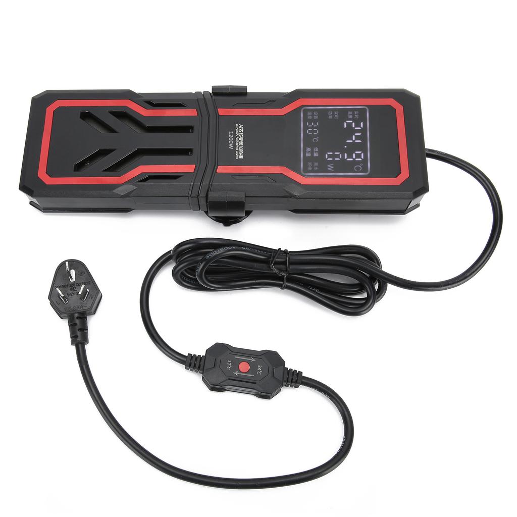 1200W Aquarium Heater with Digital Display Mini PTC Fish Tank Heating Rod