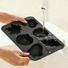 Kreative DIY Schokoladen-Dessertform 6-Kammer Backform Kuchenform Neue Kuchenform Backwarenherstellung
