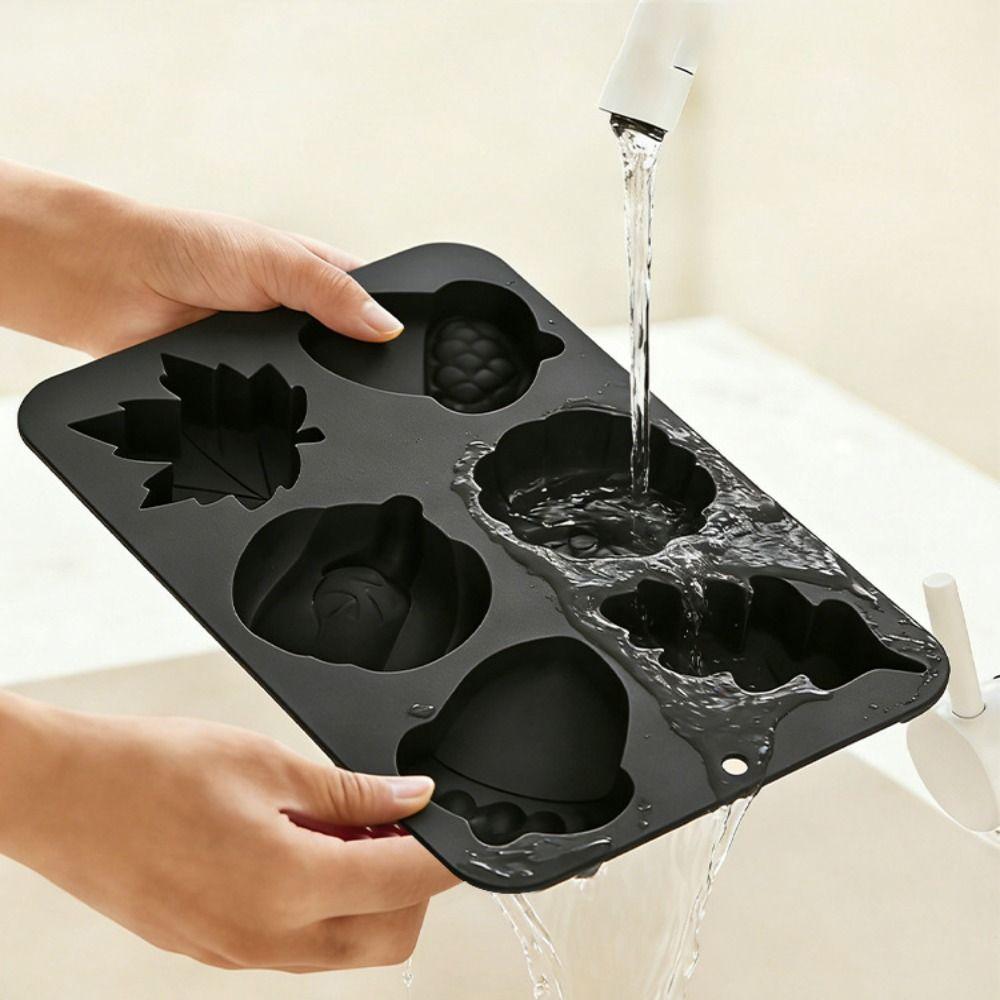 Kreative DIY Schokoladen-Dessertform 6-Kammer Backform Kuchenform Neue Kuchenform Backwarenherstellung